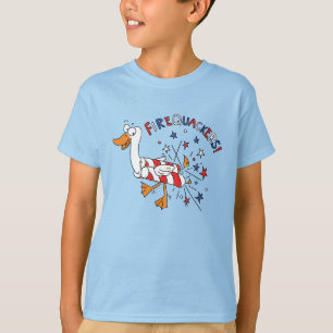 Fotgängare 4:e juli Anka Barn Pojks T-Shirt