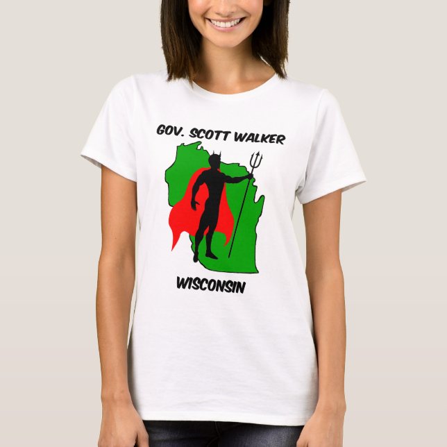 Fotgängare för Gov Scott T-shirt (Framsida)