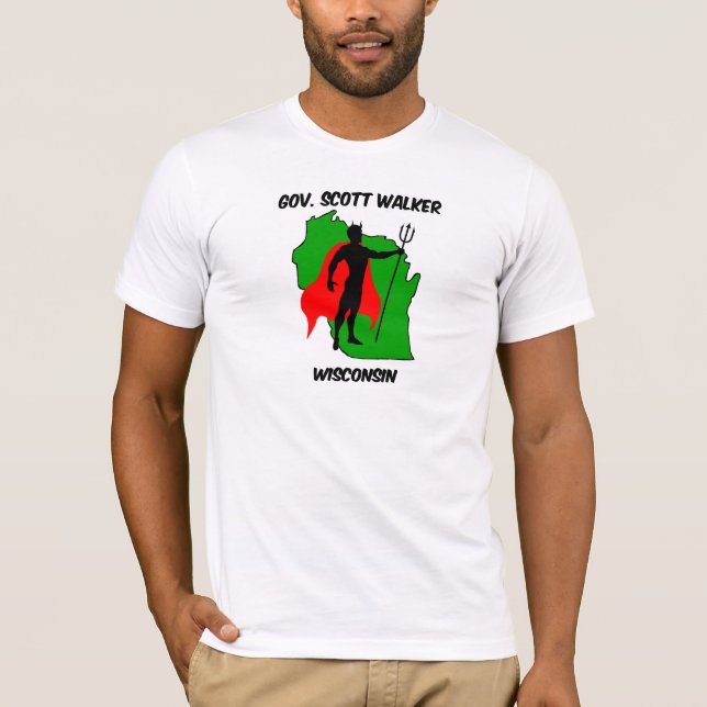 Fotgängare för Gov Scott T-shirt (Framsida)