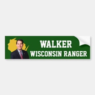 FotgängareWisconsin skogsvaktare Bildekal