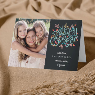 Fothälsningskort för Vår Blooms Påsk Helgkort