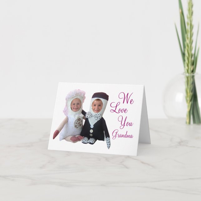 Fotingång för Mors dag-dockningskort i Lycklig Kort (Framsida)