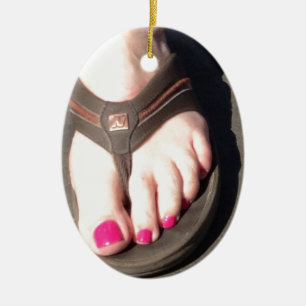 FOTKÄRLEK JULGRANSPRYDNAD KERAMIK