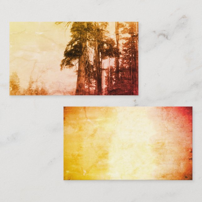 Fotkonst av Rocky Mountain-mall för visitkort (Fram/baksida)