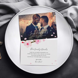 Fotkort för Cherry Blommar Tack Kort