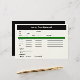 Fotkort för fotbollsspel brevpapper