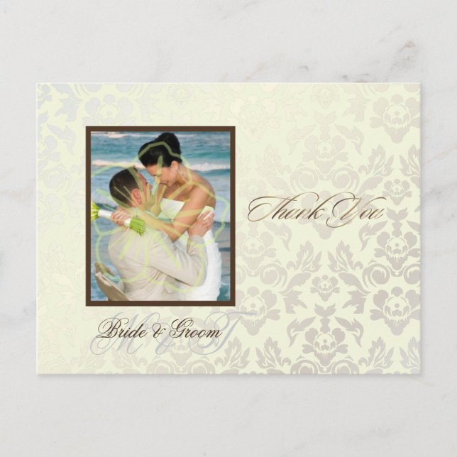 Fotkort för ivorianskans Tack Vykort (Framsida)