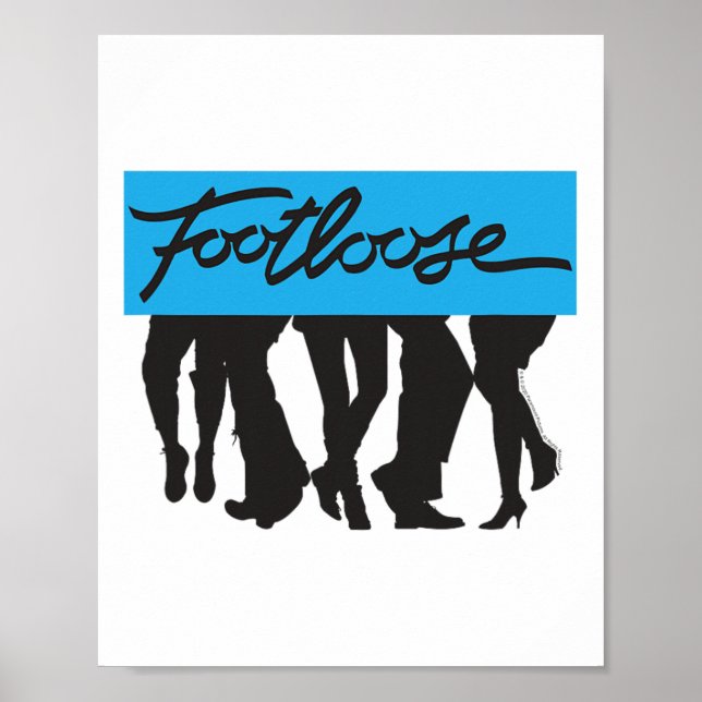 Fotlösa Dancing Feet Poster (Framsidan)