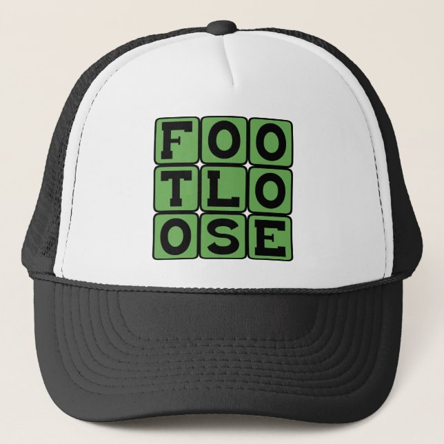 Fotlösa, Dansande Fötter Keps (Framsida)