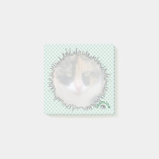 Fotnoter för tecknad Stil Anpassningsbar Post-it Block (Framsida)