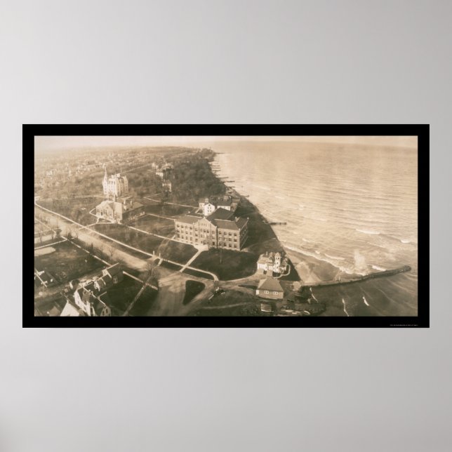 Foto 1907 från nordvästra Universiteten Poster (Framsidan)