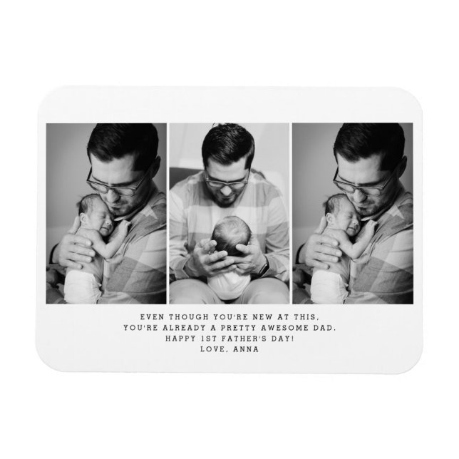 Foto 1:a Fars dag 3 Magnet (Horisontell)