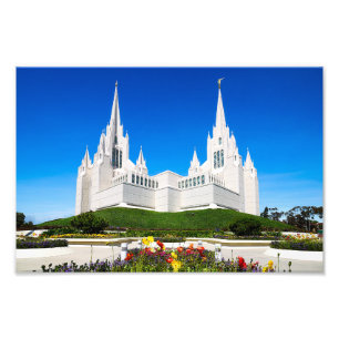 foto 8X10 av honom San Diego LDS tempel