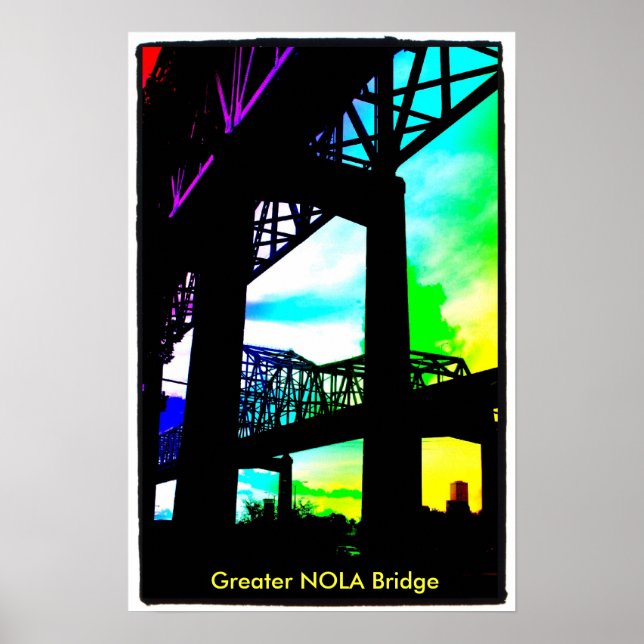 foto-9, Underbarare NOLA Bridge Poster (Framsidan)