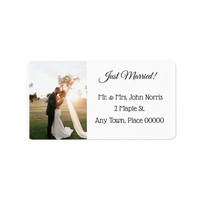 Foto  adressetikett (Framsidan)