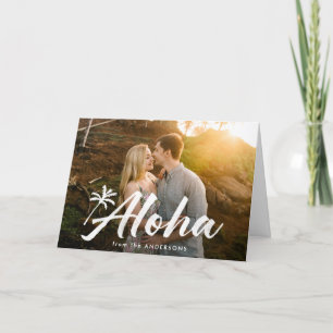 Foto Aloha Handflatan Träd 2 Helgkort