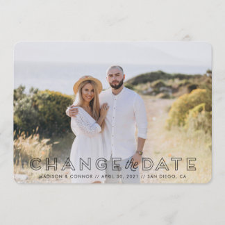 Foto Ändra datumkort Inbjudningar