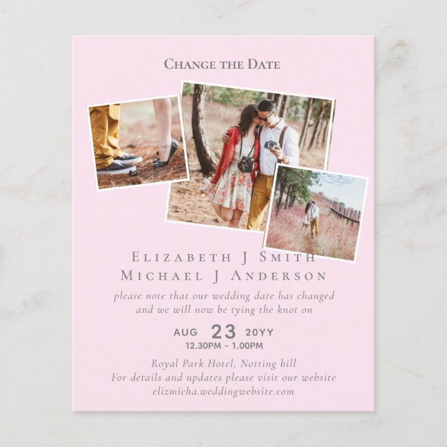 FOTO Ändra datumplaner Uppdragande NÅGOT evenemang (Framsida)