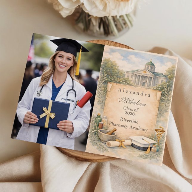 Foto Apotek Skolans Examenfest Meddelande (Skapare uppladdad)