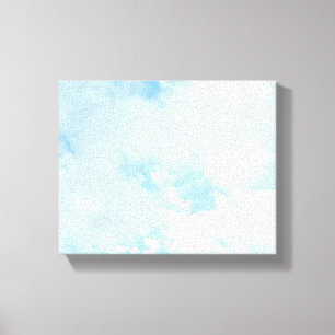 Foto av Baby Blue Fridsamt Himmel Barnkammare Canvastryck