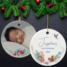 Foto av Baby i första jultomten