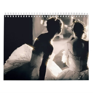 Foto av ballerinas på i kulisserna kalender