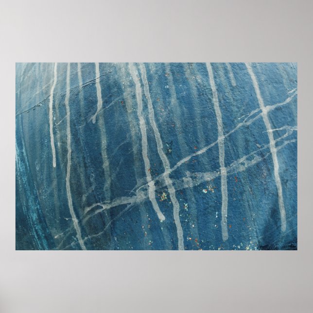 Foto av blå vägg poster (Framsidan)