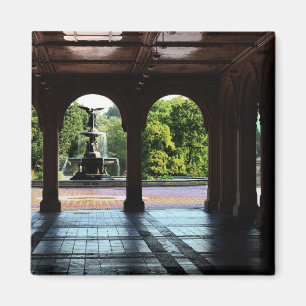 Foto av den Bethesda terrassen i Central Park, NYC Magnet
