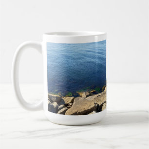 Foto av djupa blåa Atlanten Best Pappa någonsin Kaffemugg
