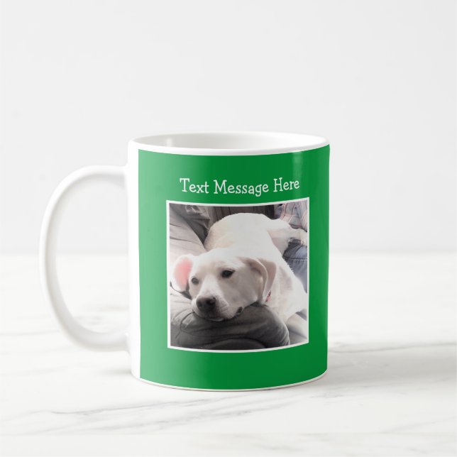 Foto av Dold Hund - återställ bredvid Bästa vän Kaffemugg (Vänster)