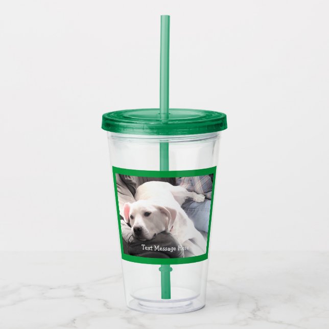 Foto av Dold Hund - återställ bredvid Bästa vän Take Away Mugg (Framsida)