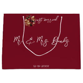 Foto av Elegant Guld Leaf Wedto precis gift