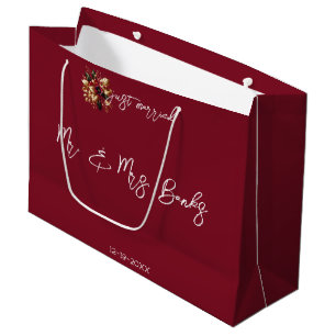 Foto av Elegant Guld Leaf Wedto precis gift