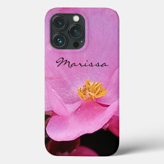 Foto av Elegantens Rosa Flower Namn (Baksida)