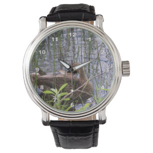 Foto av en anka armbandsur