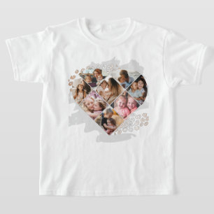 Foto av familjen Best Grandma All Heart Shape 8 Ph T Shirt
