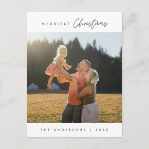 Foto av familjen Merriest jul Lycklig Vykort