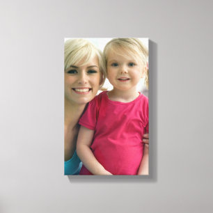 Foto av familjen på Canvas Wall Art