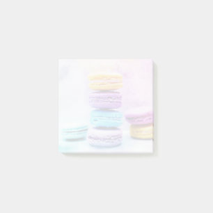 Foto av färglösa Delicious Macarons Post-it Block