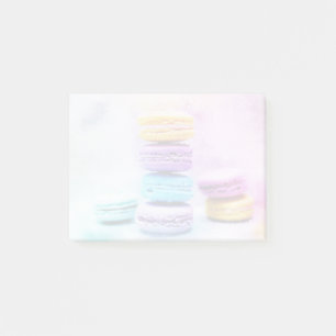 Foto av färglösa Delicious Macarons Post-it Block