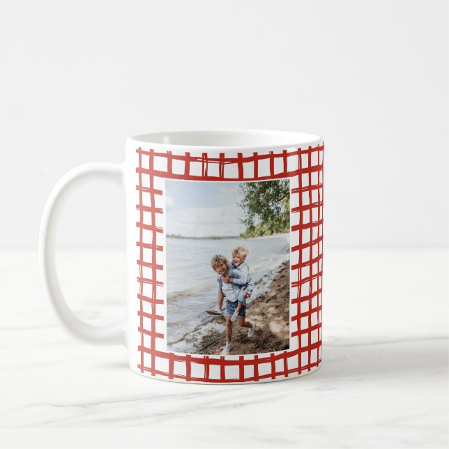 Foto av Festive Red Hand plockade Pput 2 Kaffemugg (Vänster)