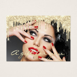 Foto av gåvscertifikat - Beauty Salon SPA Makeup Visitkort