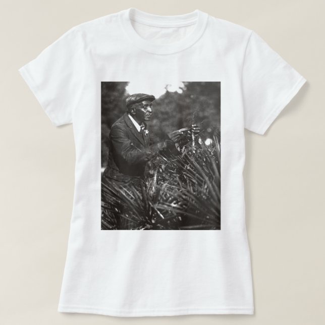 Foto av George Washington Carver fältarbete T Shirt (Design framsida)