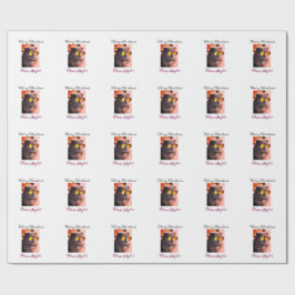 Foto av god jul cat hund pet animal kärlek presentpapper