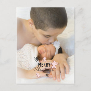 Foto av god jul Cookie Gingertea Photo Vykort