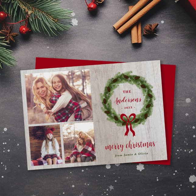 Foto av Gräs i utandningseget God jul 3 Julkort (Skapare uppladdad)