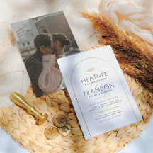 Foto av guld Arch Ram & Elegant Typography Photo B