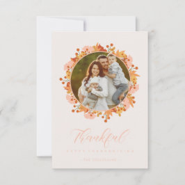 Foto av Happy thanksgiving Script Garland Lövs Pho