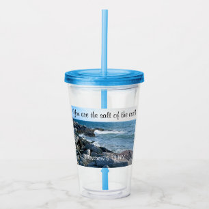 Foto av havssalt av jordbibelns verse take away mugg
