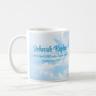 Foto av Himlar I är Herren WHO Heals Bible Verse Kaffemugg